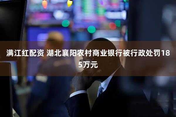 满江红配资 湖北襄阳农村商业银行被行政处罚185万元
